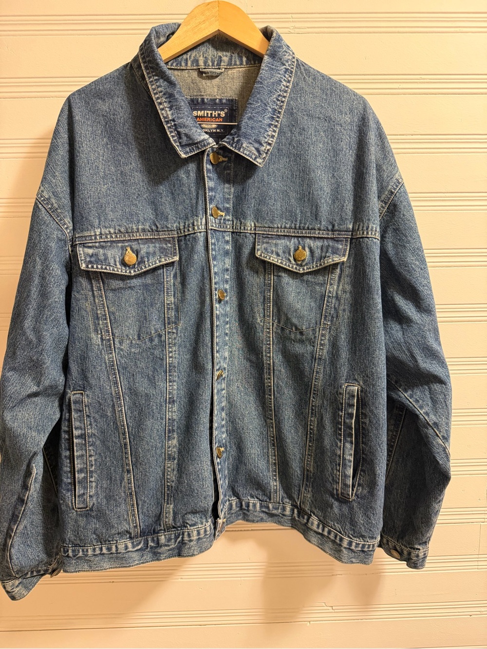 Smith’s American Brooklyn 1906 Denim Trucker Jacket 2XL Oversized